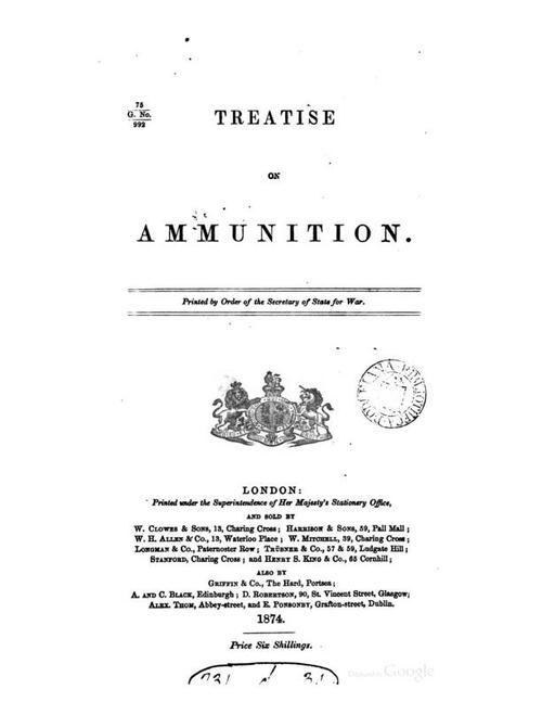 Treatise on Ammunition (1874)